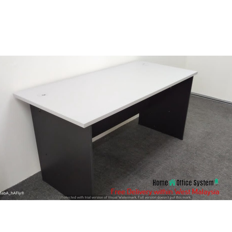 6 Feet Rectangular Shape Office Table Home & Office System F Series