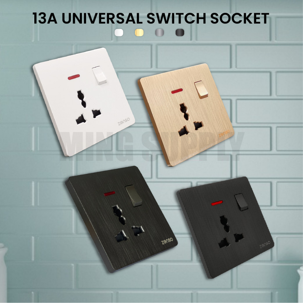 MS_ SIRIM ZENSO Grande Model Switch Metallic Surface Power Wall ...