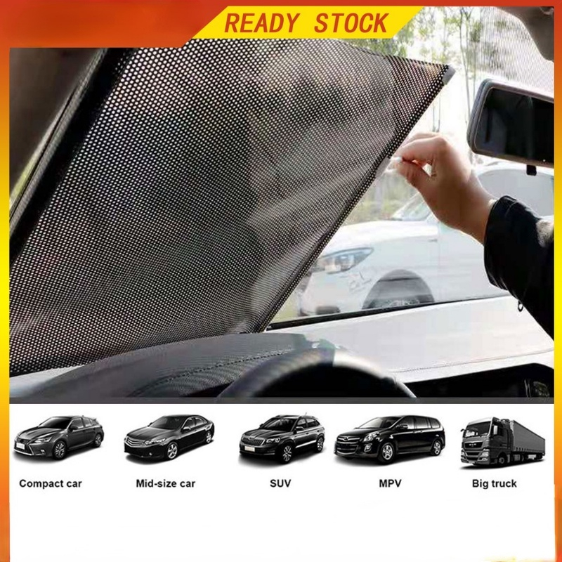 Car Truck Auto Retractable Side Window Curtain Sun Shield Blind