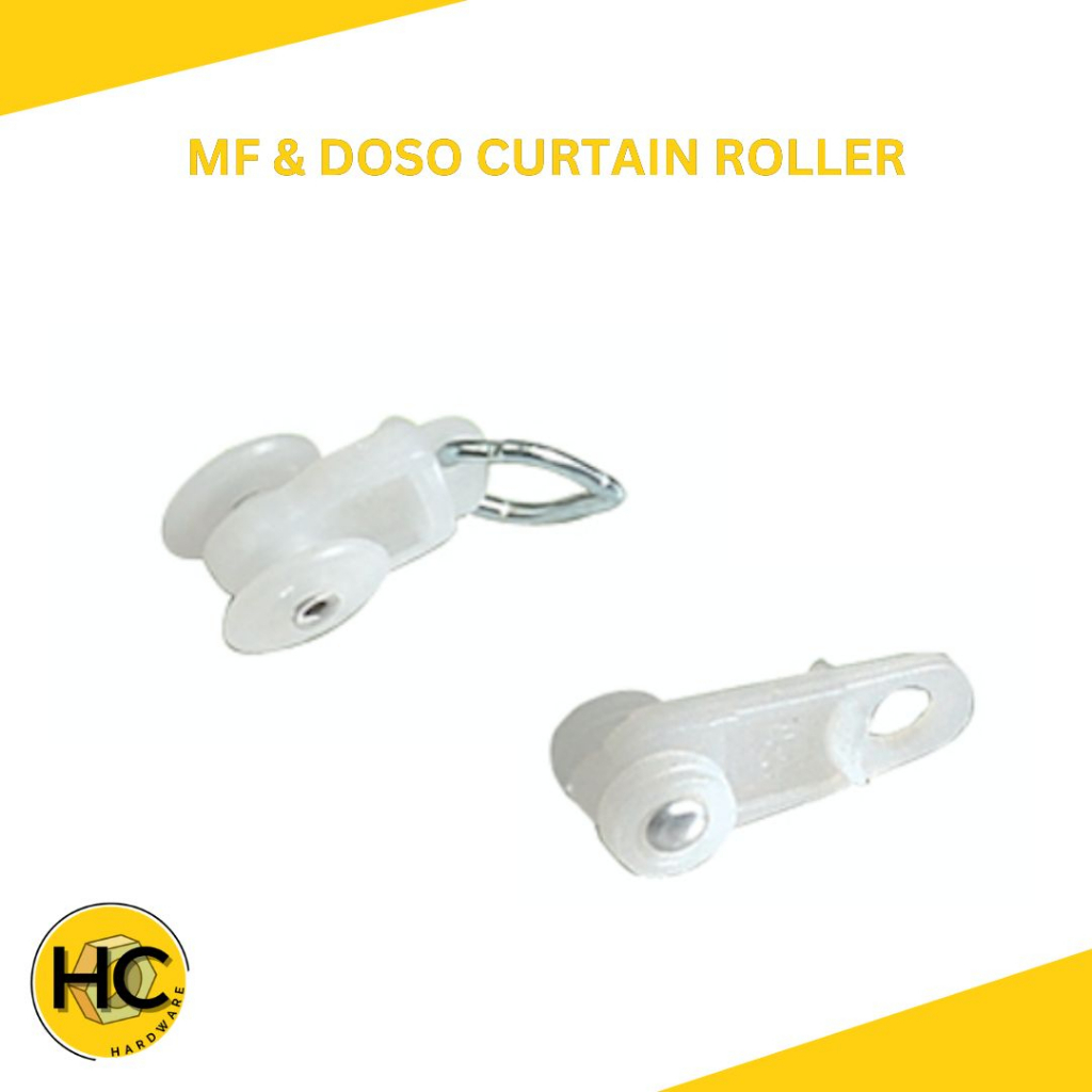 SUPER DOSO Besi Curtain Langsir Roller Doso MF Curve Rail Aluminium ...