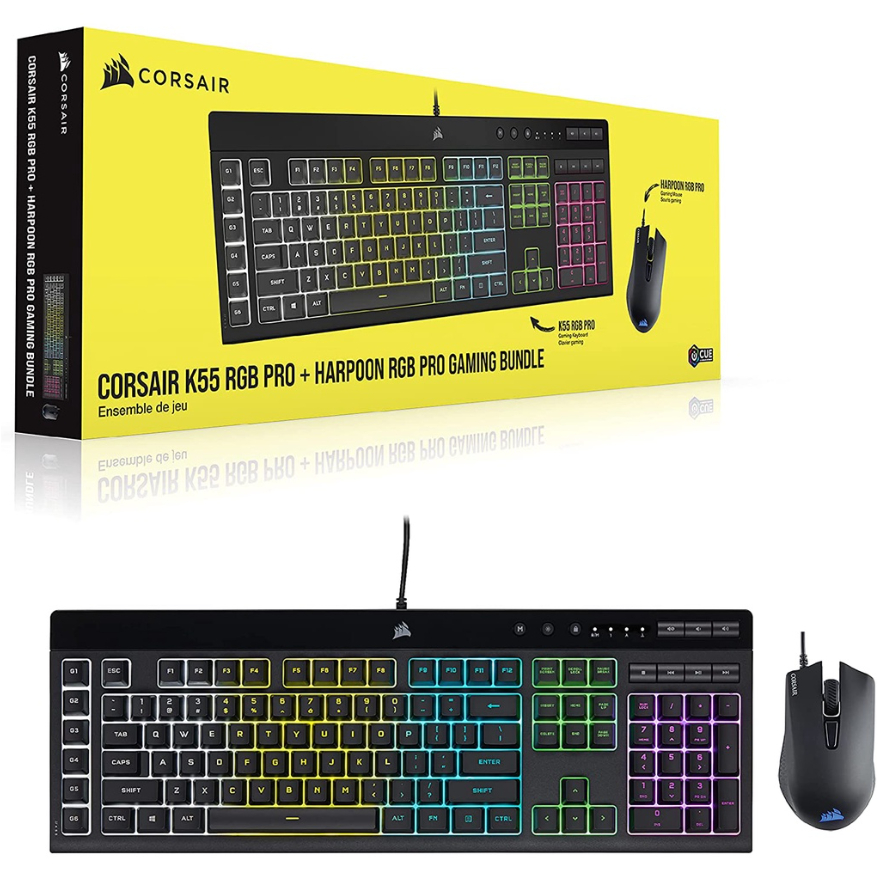 Corsair K55 Rgb Pro Harpoon Rgb Pro Gaming Bundle 2021 Edition