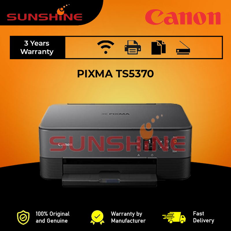 PIXMA TS5370 Compact Wireless Photo All-In-One with 1.44" OLED | Shopee ...