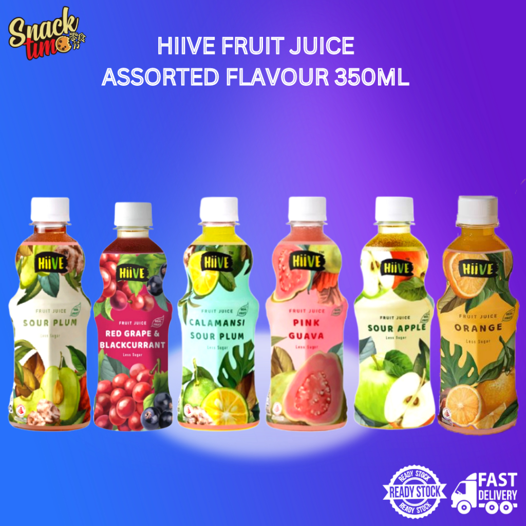 Halal Hiive 100% Fruit Juice - Sour Plum/ Sour Apple/ Calamansi Sour ...