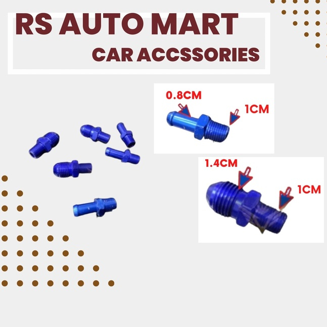 SARD TOMEI HKS GREDDY ADAPTER Fitting AN6 Thread to 5/16 Tube Hose Fuel