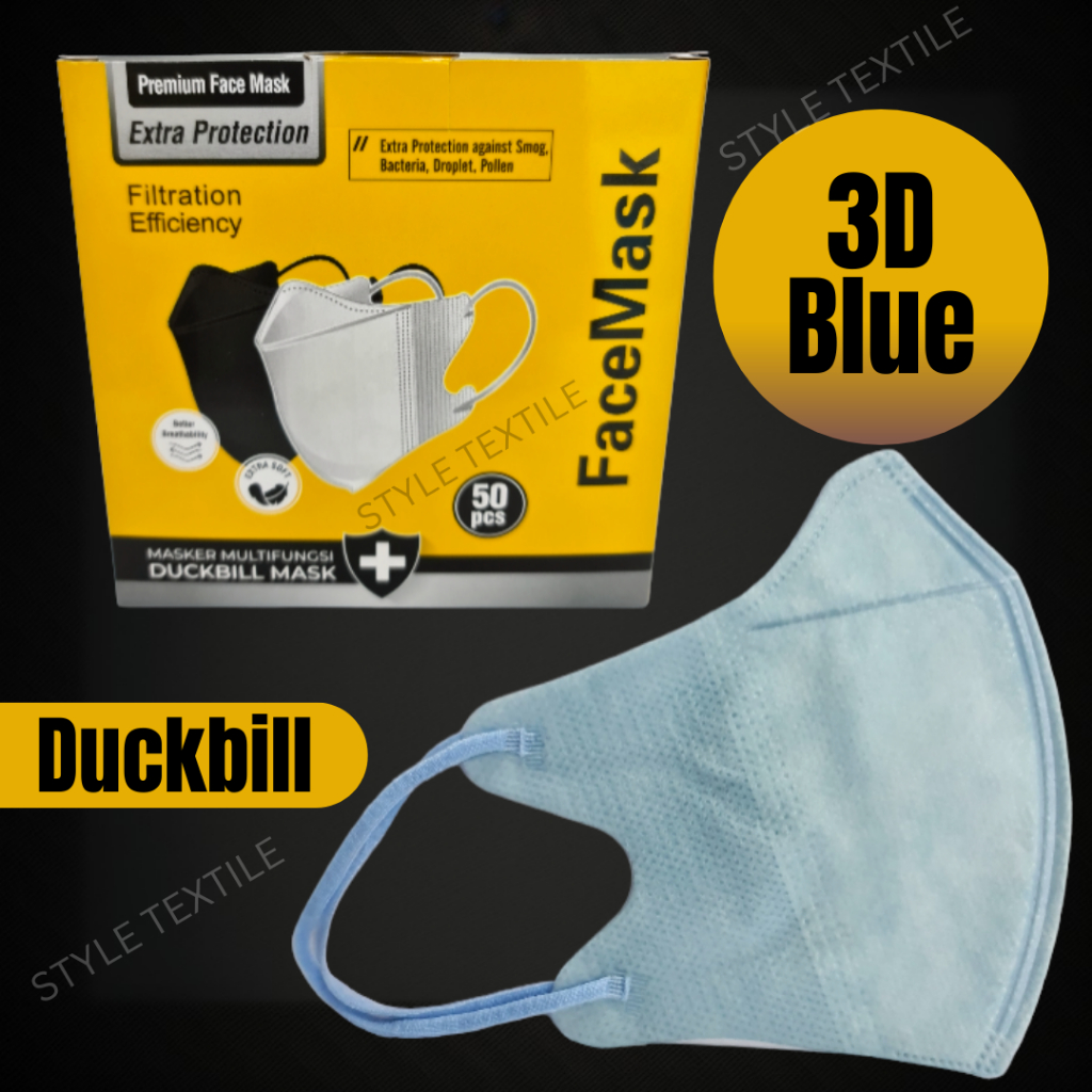 【CAREION】50pcs Duckbill Mask Premium Quality Mask 3D Mask Bundle Pack 🔥 Shopee Malaysia