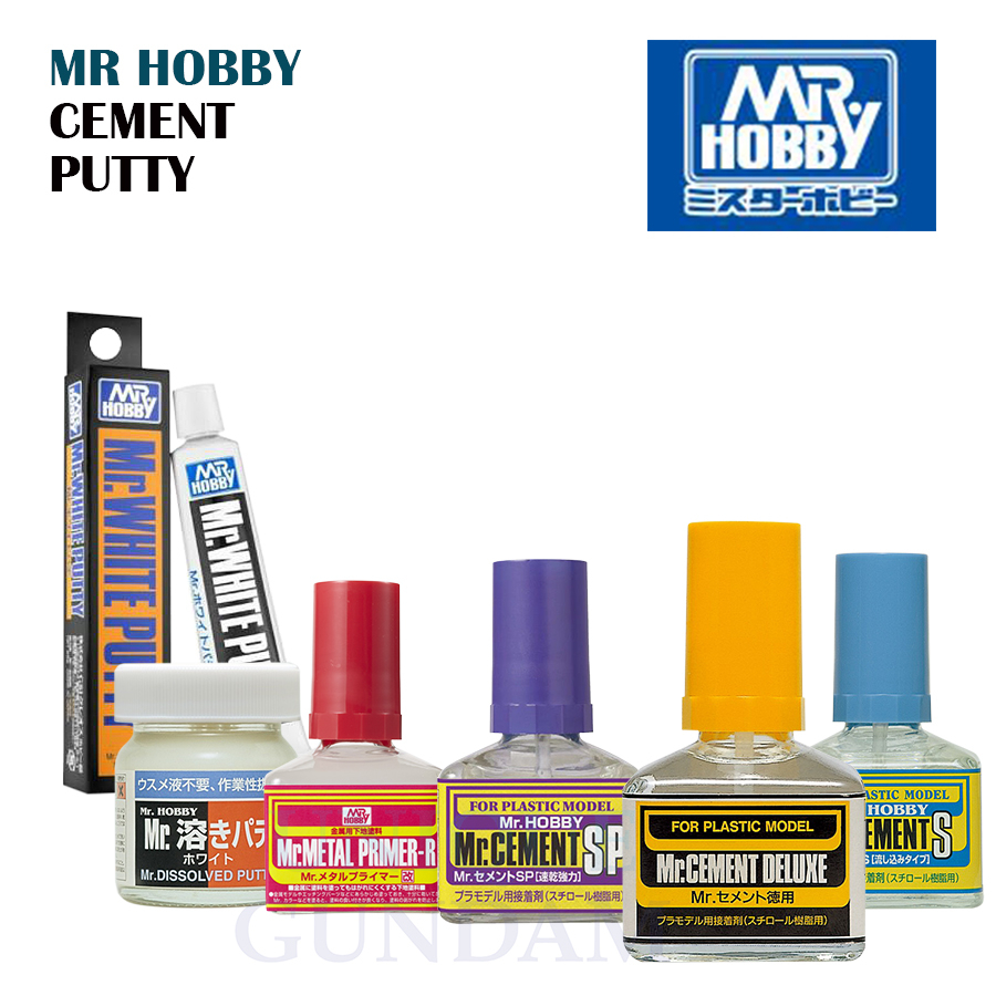 [Mr Hobby] Mr Cement Deluxe / Mr Cement S / Mr Cement SP/ Mr White