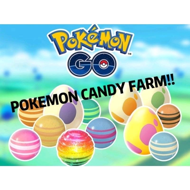 Pokemon go candies farm with cheapest price Shopee Malaysia