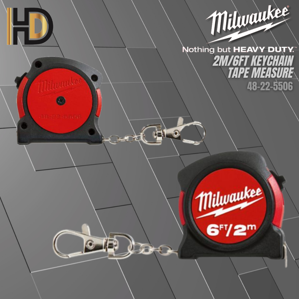 Milwaukee 48-22-5506 Tape Measure 6ft / 2m Keychain