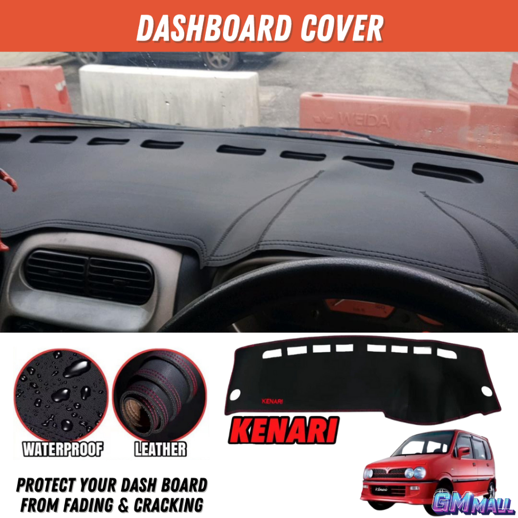 PERODUA KENARI LEATHER DASHBOARD COVER Dashmat Pad karpet Papan Pemuka