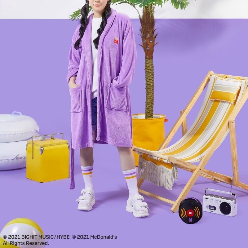 Bts official Mcd robe | Shopee Malaysia