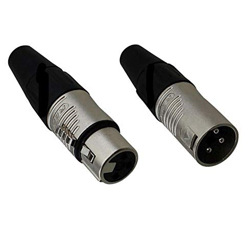 Rean RC3F /RC3M 3 Pole Female / Male XLR Cable Connector | Shopee Malaysia