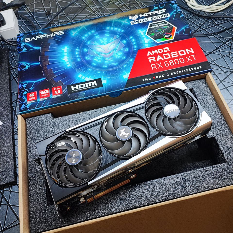 【中古、美品】AMD 6800xt 16GB Sapphire Nitro+ Sapphire Nitro+ 6800xt Se SAPPHIRE NITRO Radeon RX 6800 XT