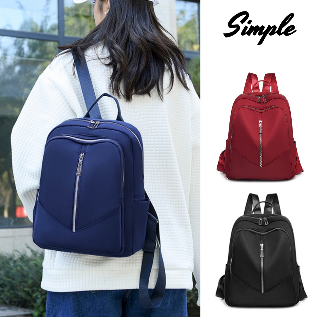 Women Mini Backpack Soft Nylon Backpack Small Backpack Multi Function Female Bagpack Beg Galas Perempuan Shopee Malaysia