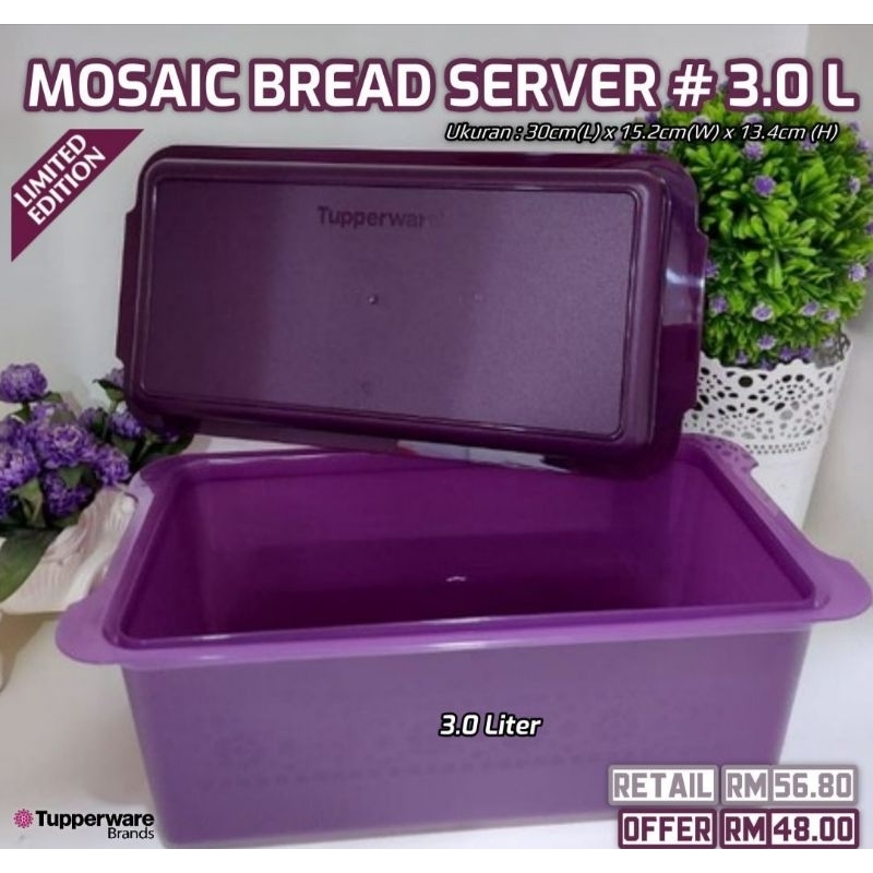 Tupperware Mosaic Bread Saver