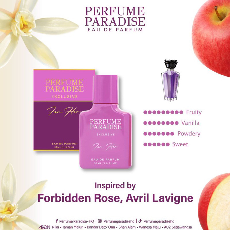 PERFUME PARADISE FOR HER BERWAJAH BARU🥰😘 Shopee Malaysia