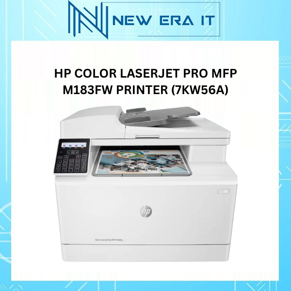 Hp Color Laserjet Pro Mfp M183fw Printer 7kw56a Shopee Malaysia 9794