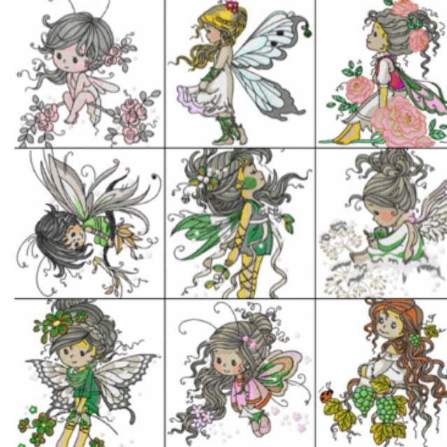 Fairy and Pixie Theme Digitize for Embroidery | Shopee Malaysia