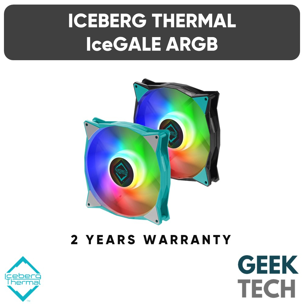 Ventola PC IceGALE 80mm PWM 2000 RPM – Silenziosa, Cuscinetto Fluido, 4 Pin, Blu Acqua - 4