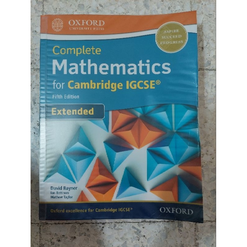 Complete Mathematics for Cambridge IGCSE Fifth Edition (Extended ...