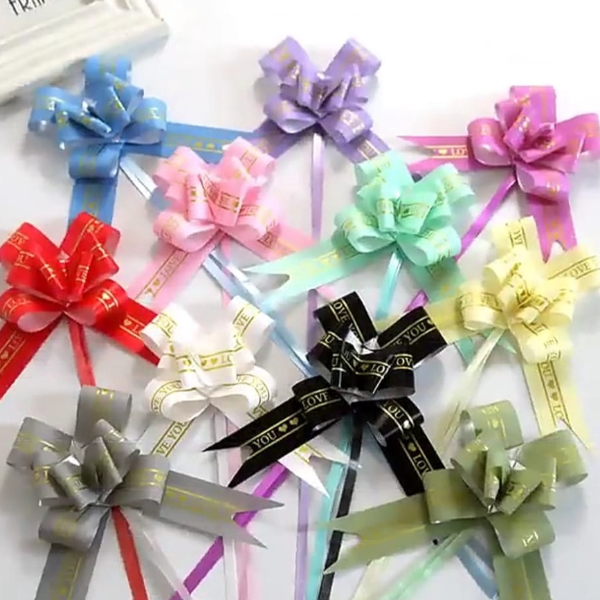 (1PCS) 12CM Ready Made Ribbon Bow / Pull Ribbon Bow / Ribbon Tarik