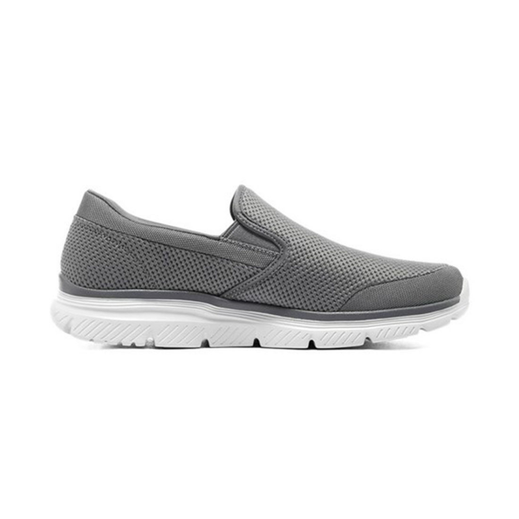 SKECHERS BURNS 2.0 MEN'S SLIP ON GREY | Shopee Malaysia