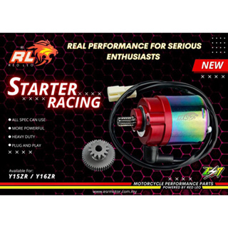 RED LEO One Way Bearing Starter Racing (6 bearing) GEAR STARTER COPPER  Yamaha Y15ZR /Y15 / LC135 5S ESR MOTOR CL LEE