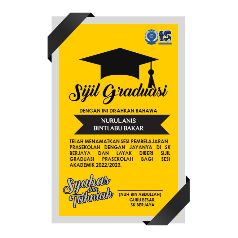 Templat Sijil &amp; Buku Program | Shopee Malaysia