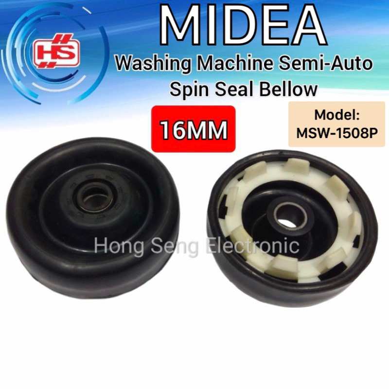 MIDEA MSW-1508P Spin Seal Bellow Washing Machine Semi-Auto / Getah Spin ...