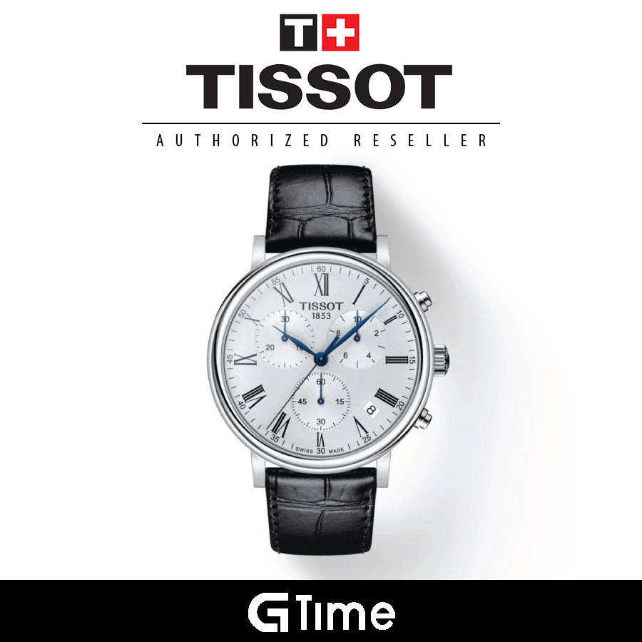 Official Warranty Tissot T122.417.16.033.00 Men s Carson Premium