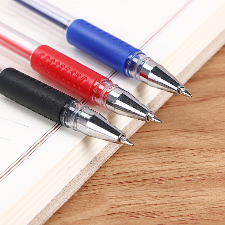 (3 Colours) 0.5mm Gel Pen Refillable Ballpoint Pen / Ekonomi 0.5mm Gel