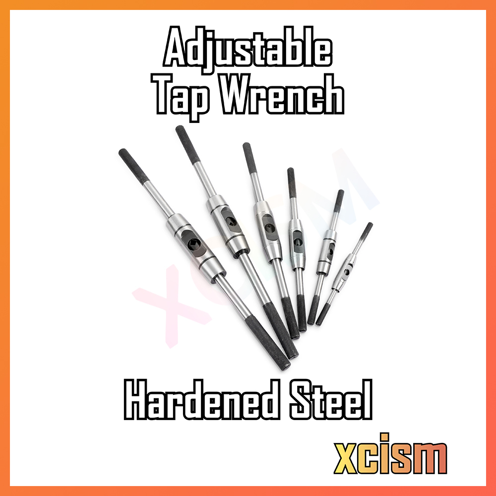 Heavy Duty Adjustable Hand Tap Reamer Handle Wrench Spanner Holder