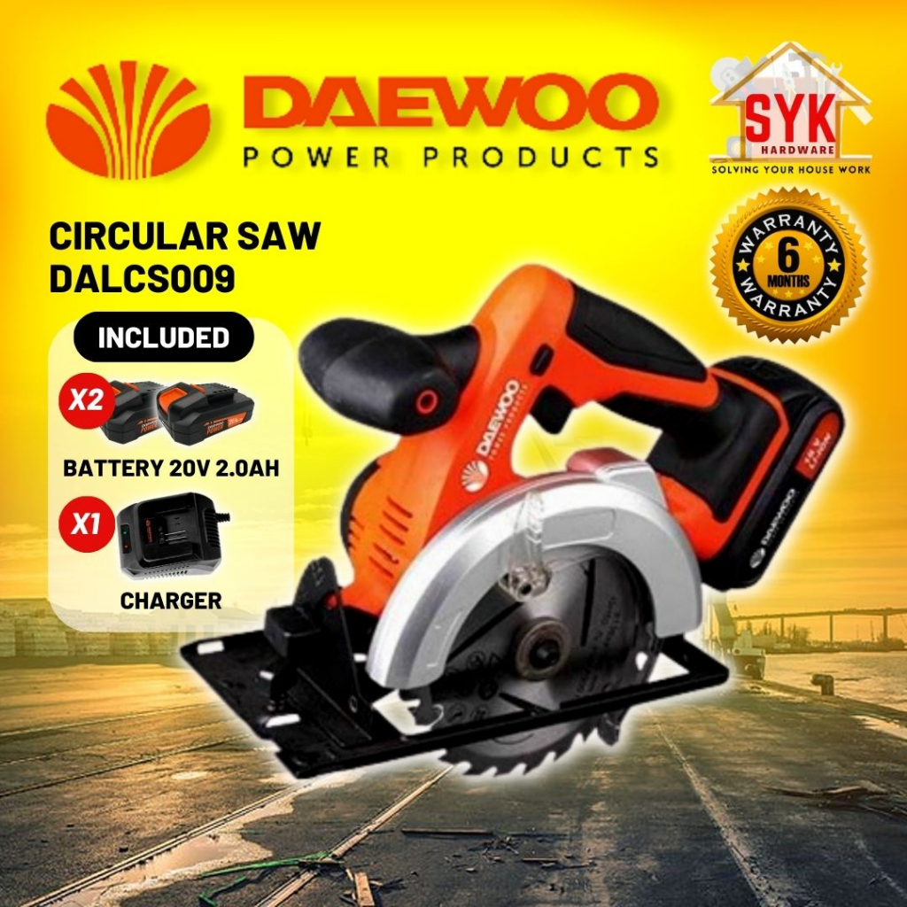 Daewoo cordless best sale circular saw