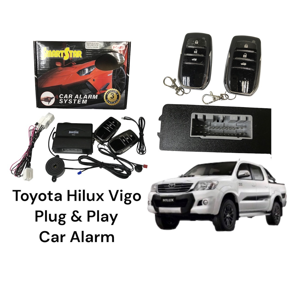 Toyota Hilux Vigo Kun25 Plug & Play OEM Car Alarm Shopee Malaysia