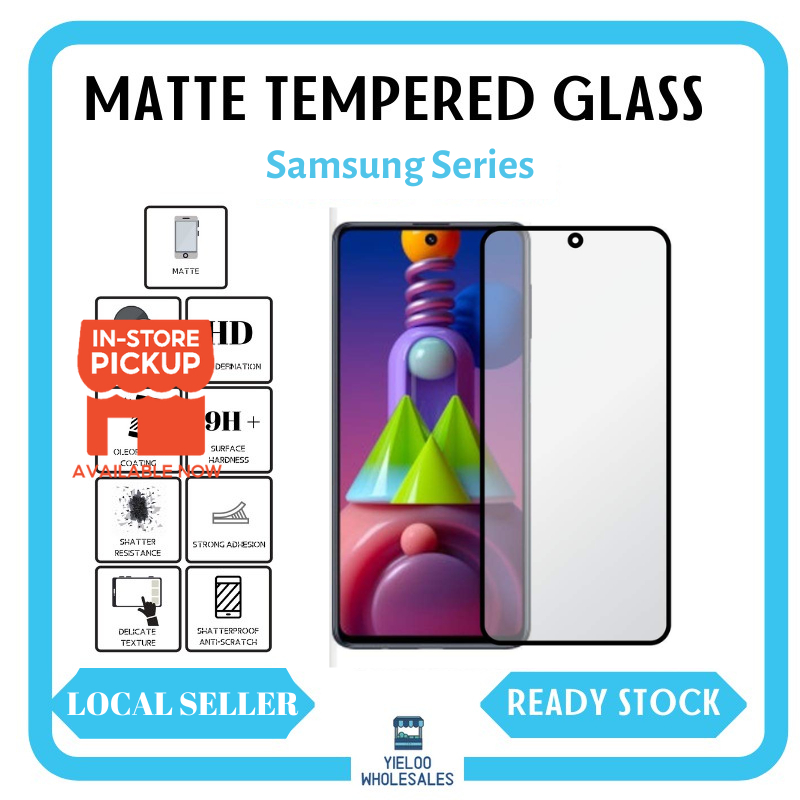 SAMSUNG Tempered Glass Screen Protector 9D MATTE S22/A13/A33/A53/A73