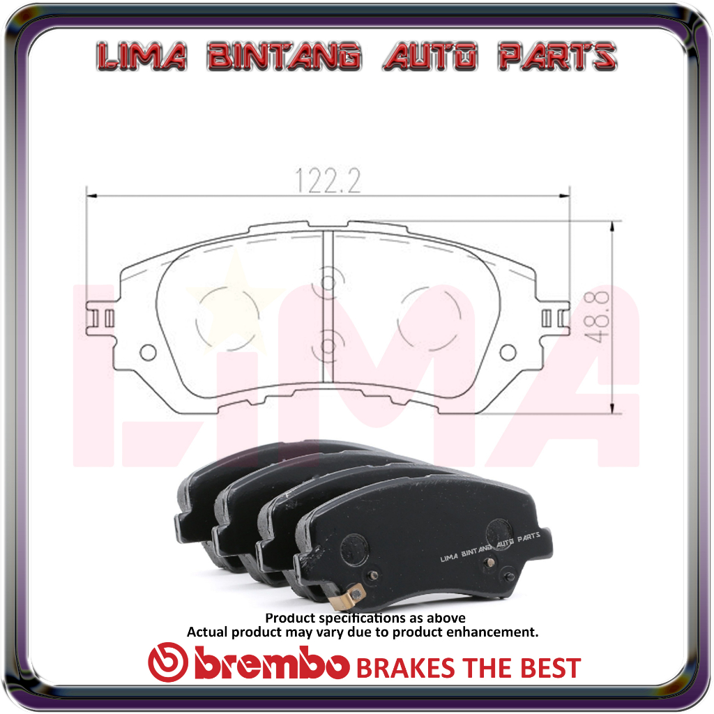 Toyota Vios NCP93 , NCP150 E J G S TRD Spec Front / Rear Brake Pads ...