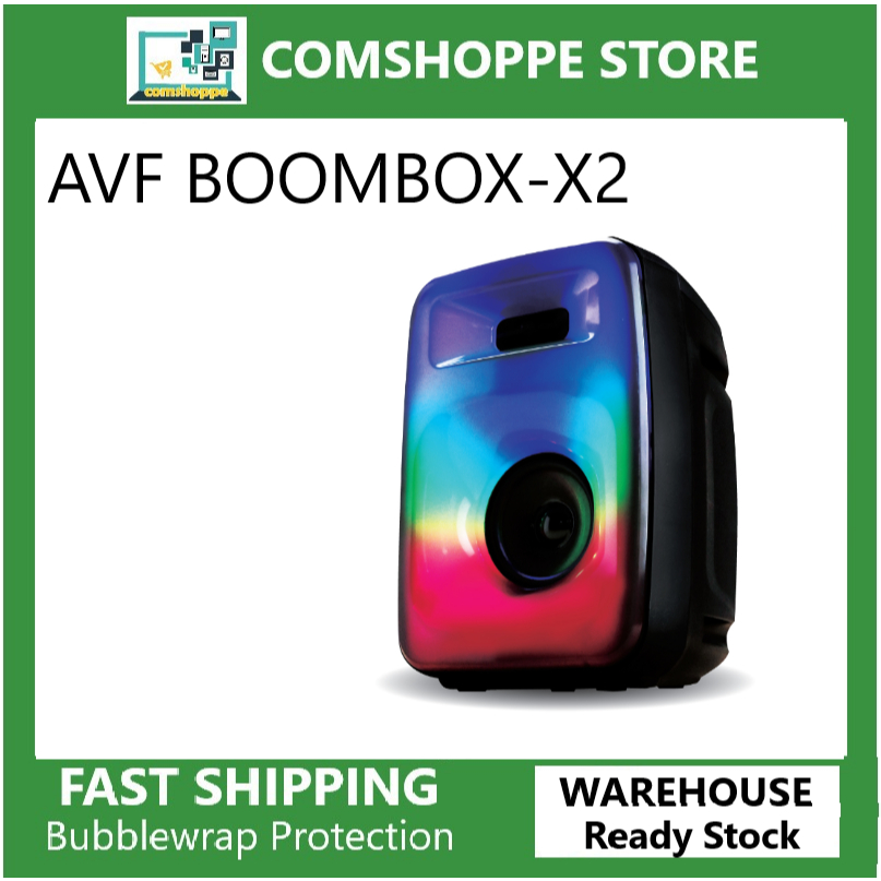 AVF BOOMBOXX2 Portable Bluetooth Wireless Speaker with Equalizer