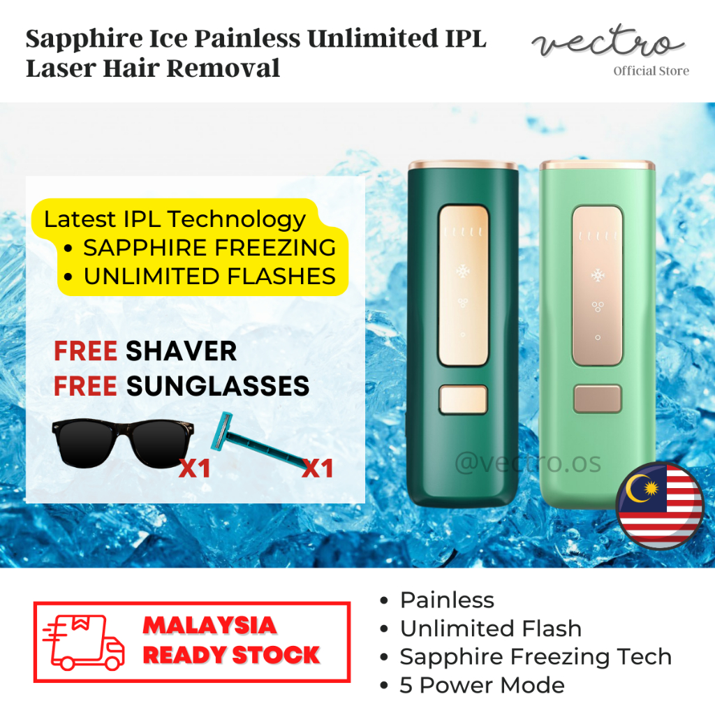 Painless Cooling Ipl Laser Hair Removal Permanent Electric Hair