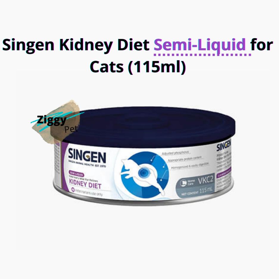 Singen Kidney Diet for Cats (Semi-Liquid) 115ml | Shopee Malaysia