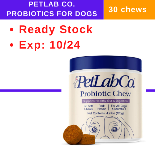 PetLab Co Probiotics for Dogs 30 chews Shopee Malaysia
