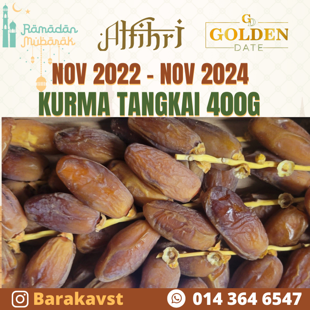 Alfihri Algeria Kurma Tangkai 400g deglet noor dates, kurma Borong