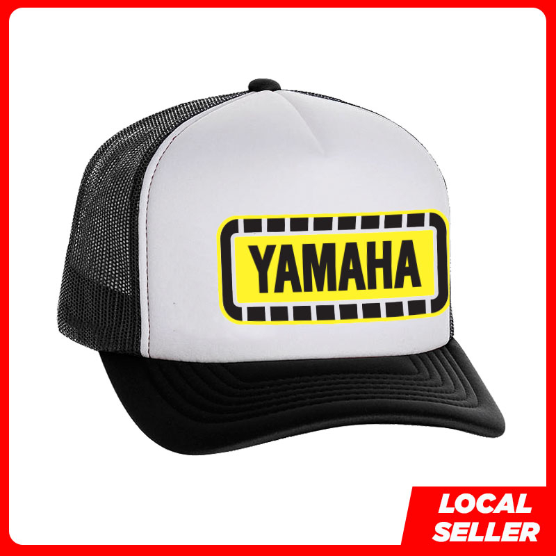 Yamaha Team Racing Motor Snapback Adjustable Trucker Cap | Shopee Malaysia