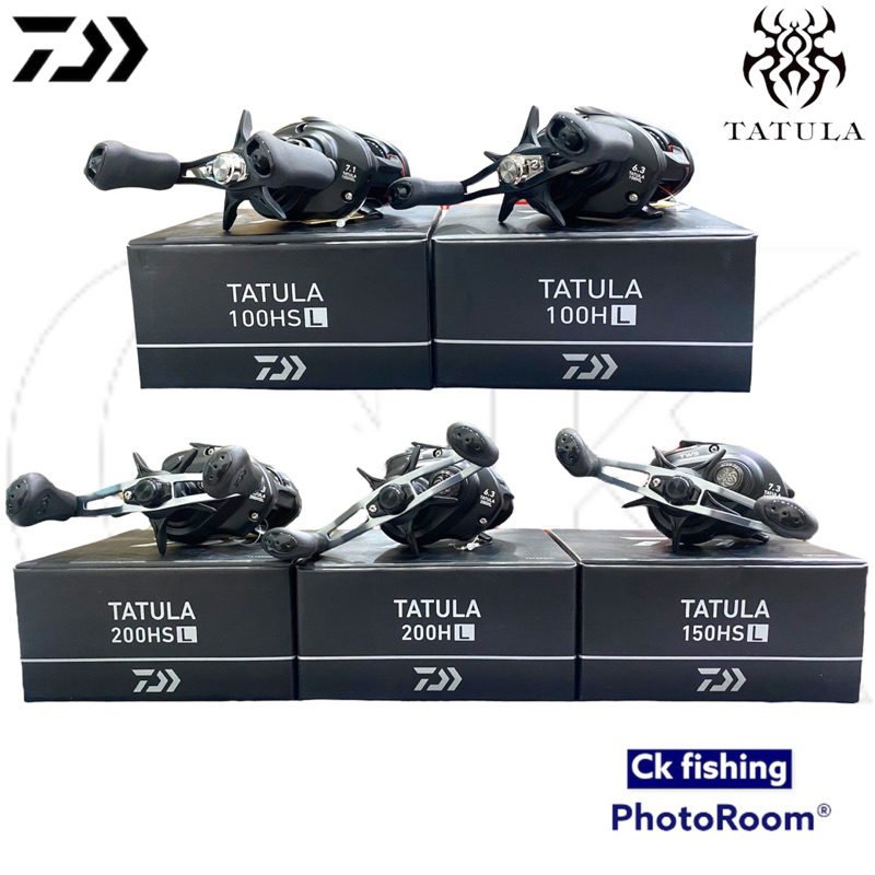 Daiwa 2018 Tatula 100 / 150 / 200 (Left hand) Baitcasting Fishing Reel /  TWS / Mesin Casting / BC Tatula