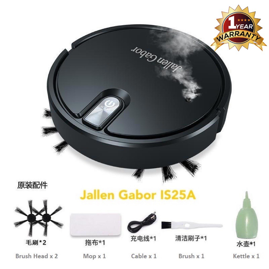 Jallen Gabor Robot Vacuum IS25 (3in1) / IS25A (5in1) Intelligent Vacuum
