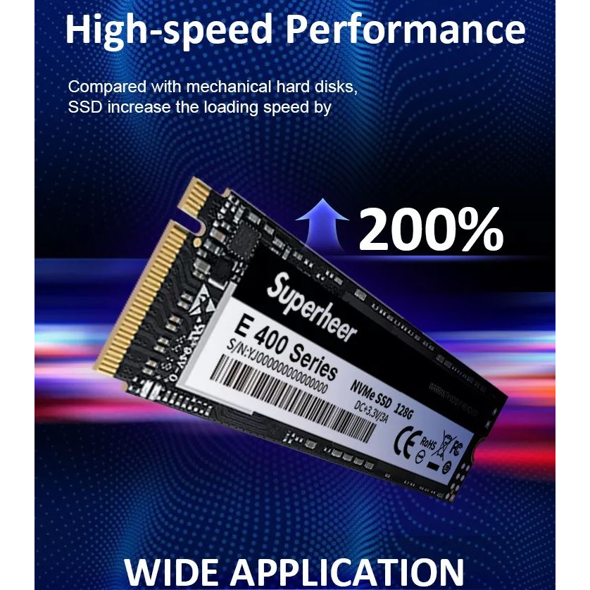 NEW* Superheer E400 PCIe NVMe SSD 1TB 3D NAND Flash | Shopee Malaysia