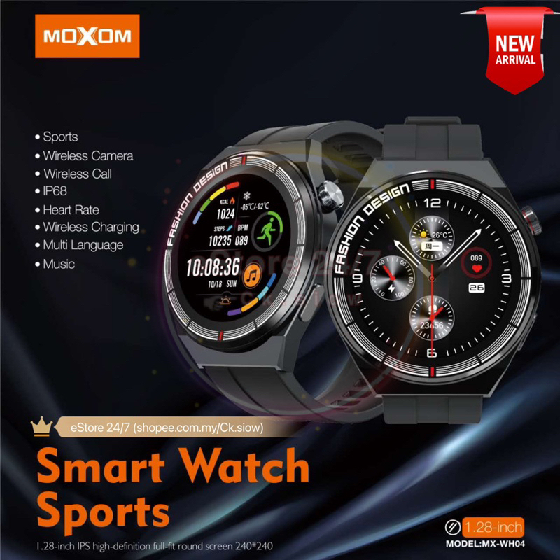 Moxom MX WH04 Smart Watch Max Wireless Bluetooth Sport Running Cycling ...