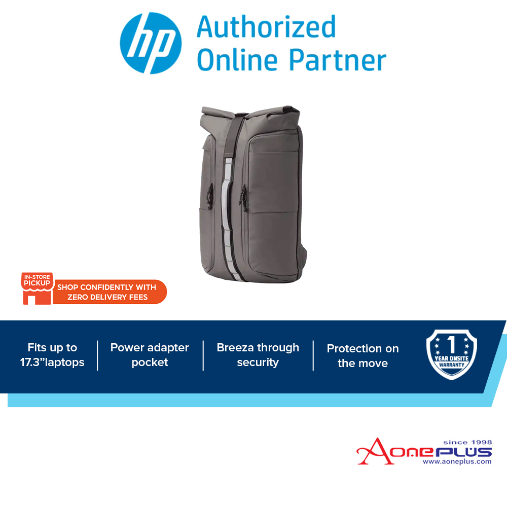 HP Pavilion Wayfarer Backpack Grey Shopee Malaysia