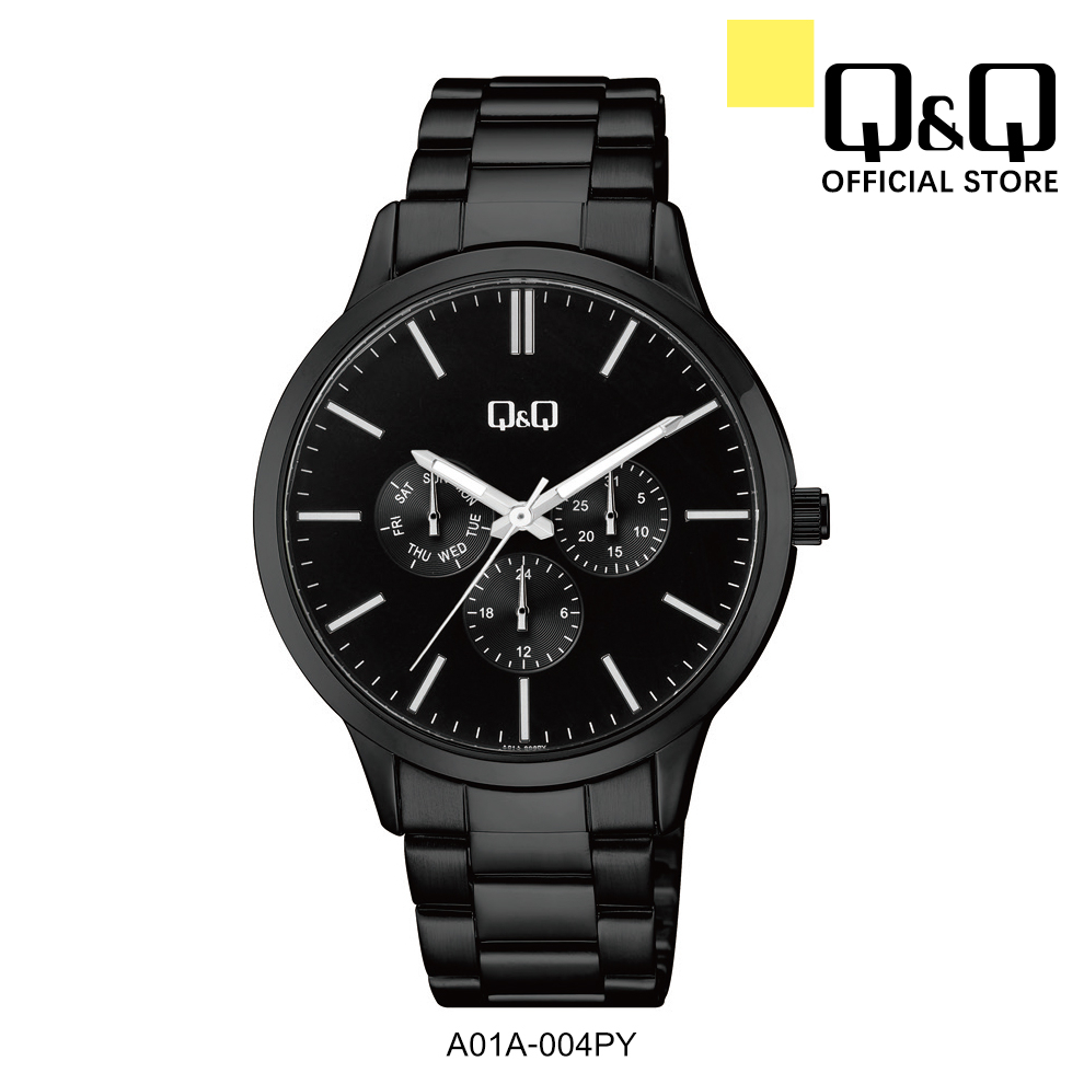 Q&Q Japan by Citizen Men's Stainless Steel Analogue Watch A01A | Shopee ...