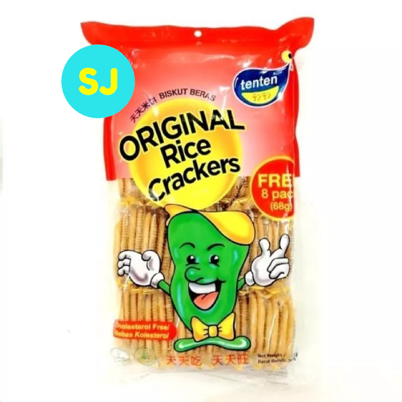 Ten Ten Original Rice Crackers (40+8 packs) / Tenten Snow Rice Crackers
