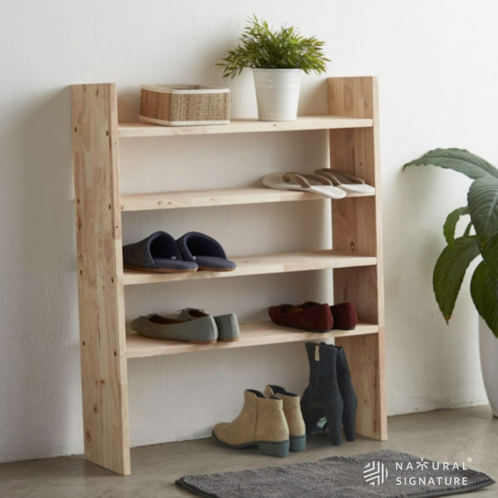 Natural Signature 4750 Ladder Shoe Rack/Mini Shoe Rack/Airbnb/Hostel ...