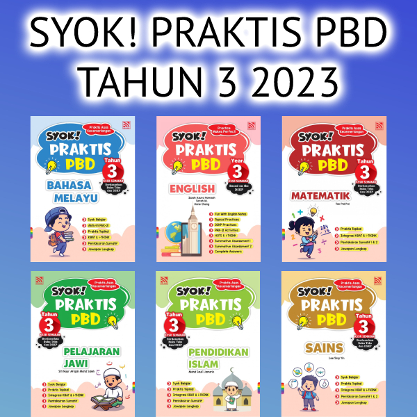 BUKU KERJA / LATIHAN SYOK! PRAKTIS PBD 2023 TAHUN 3 | Shopee Malaysia